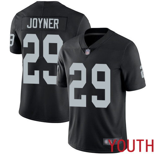 Oakland Raiders Limited Black Youth Lamarcus Joyner Home Jersey NFL Football 29 Vapor Untouchable Jersey